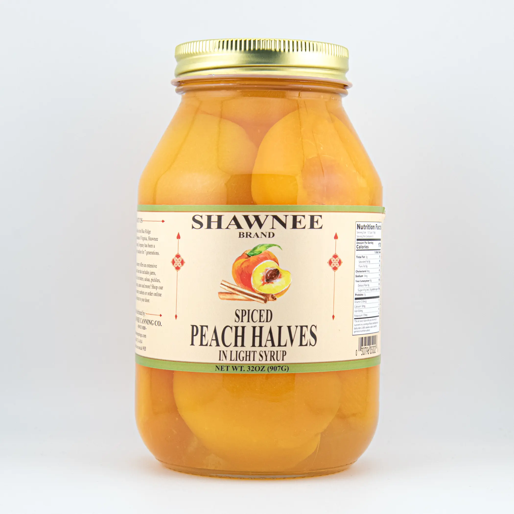 Spiced Peach Halves - Quart