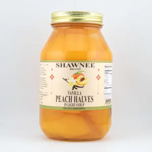 Vanilla Peach Halves - Quart