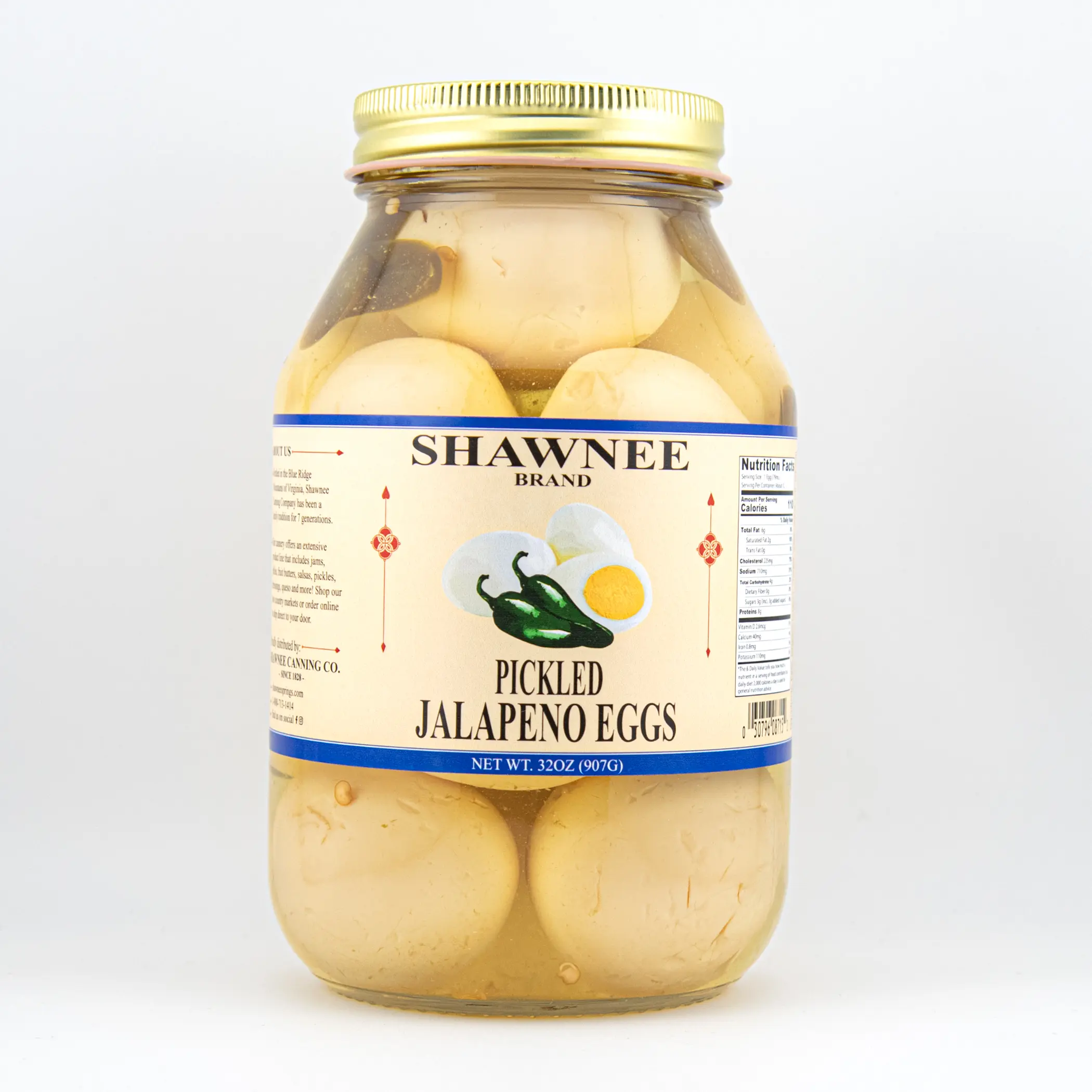 Pickled Jalapeno Eggs - Quart
