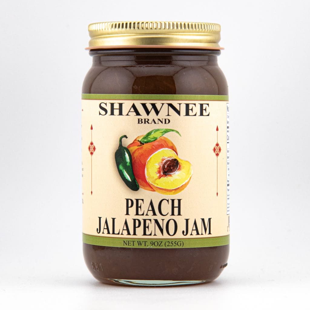 Peach Jalapeno Jam - 1/2 Pint - Shawnee Canning Company