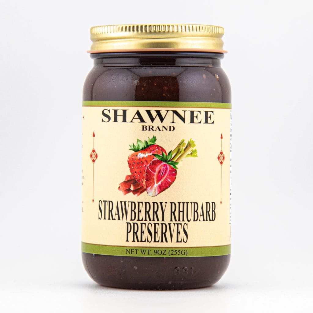 Strawberry Rhubarb Preserves - 1/2 Pint - Shawnee Canning Company