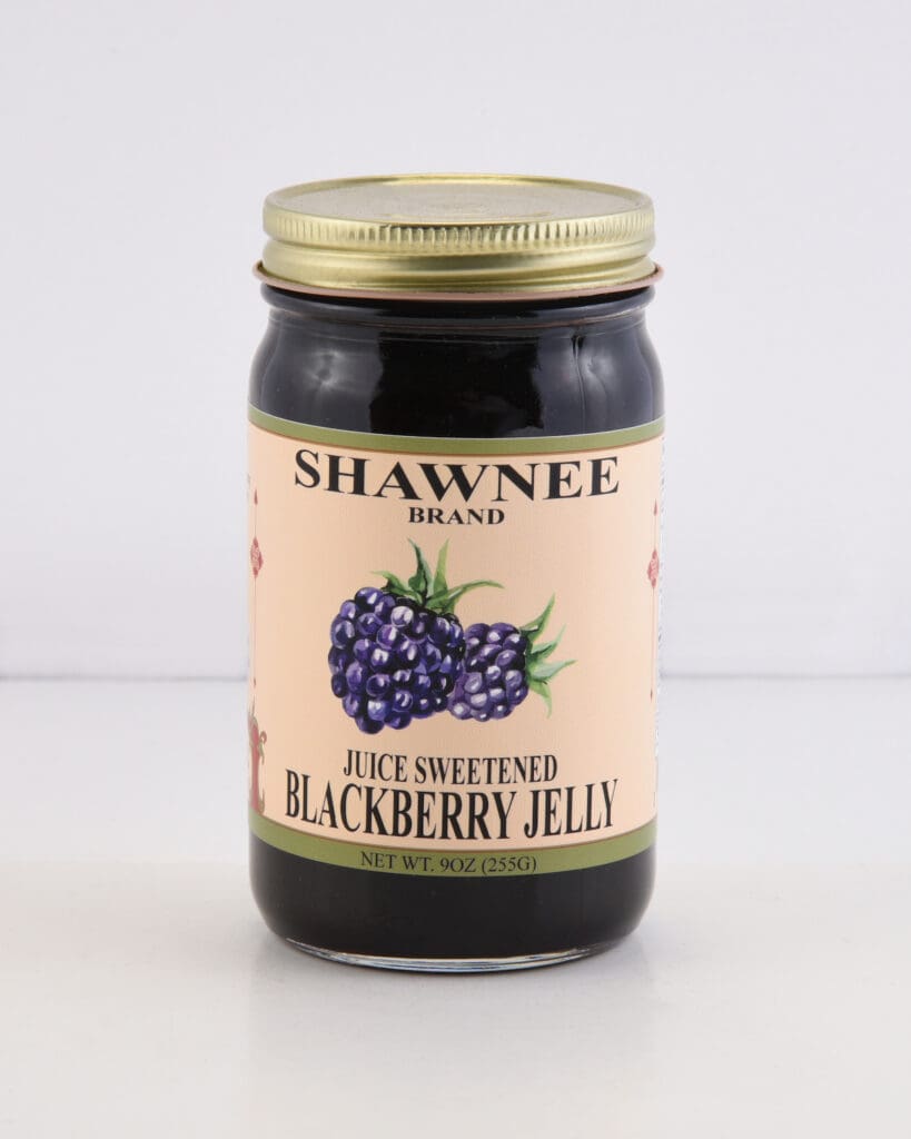 JS Blackberry Jelly 1/2 Pint Shawnee Canning Company