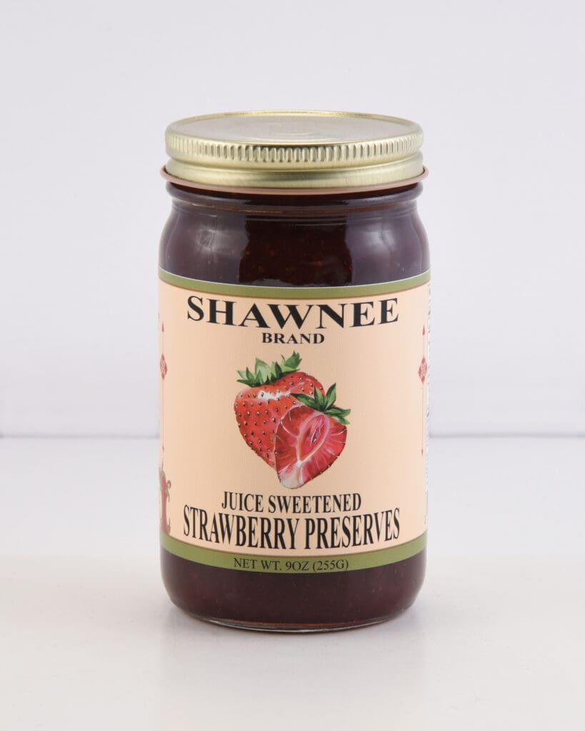 JS Strawberry Preserves - 1/2 Pint - Shawnee Canning Company