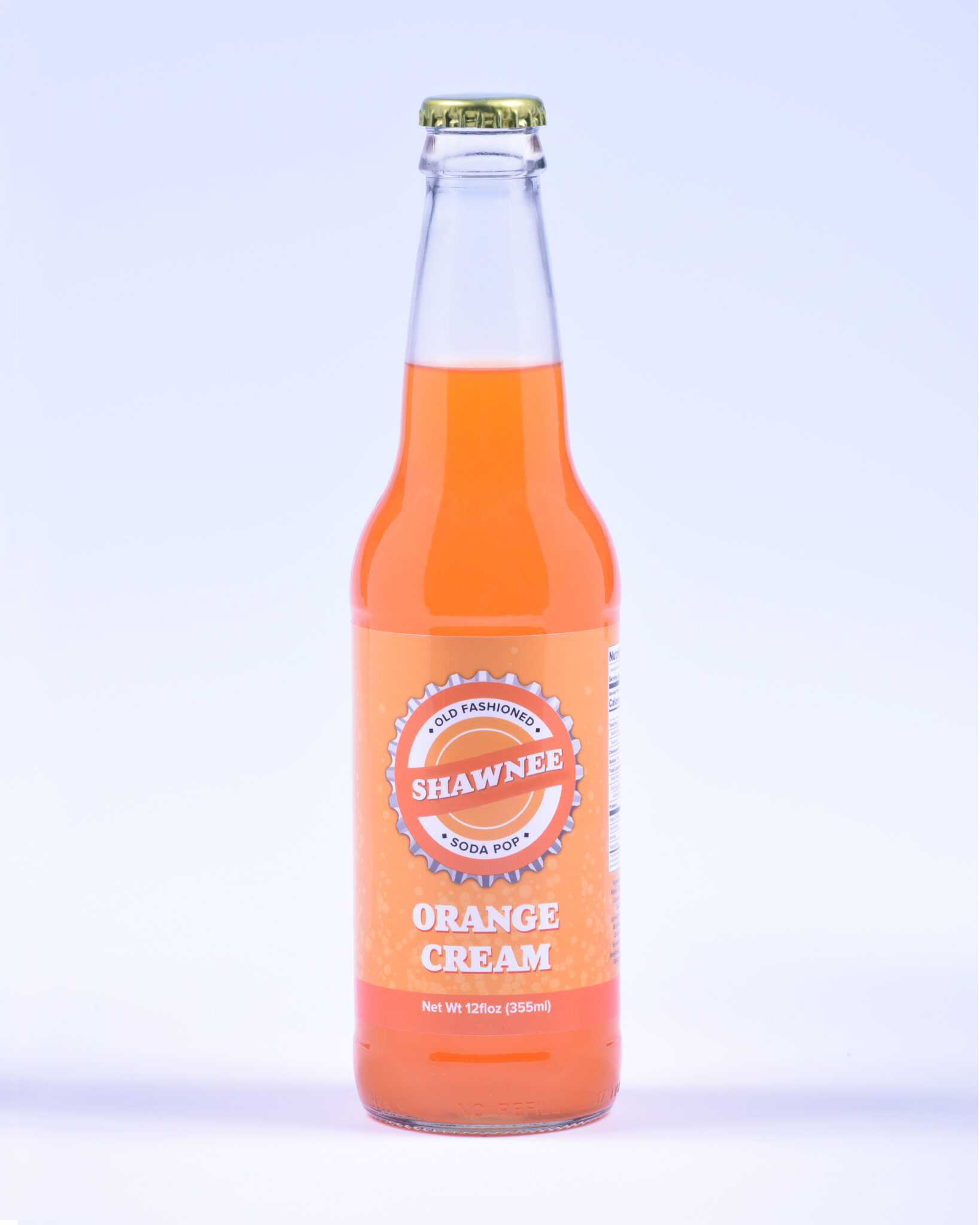 Orange Cream Soda 12floz - Shawnee Canning Company
