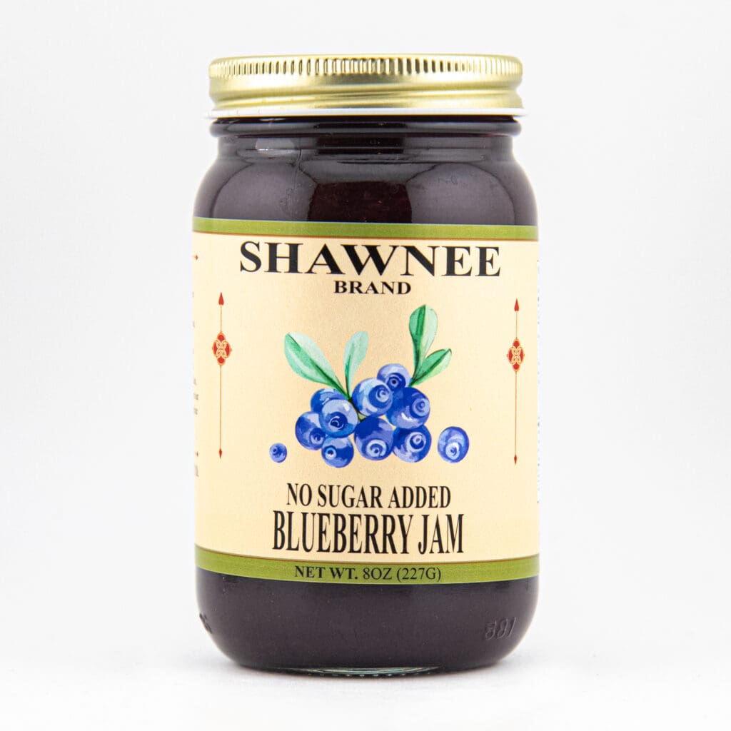 No Sugar Added Blueberry Jam - 1/2 Pint - Shawnee Canning Company
