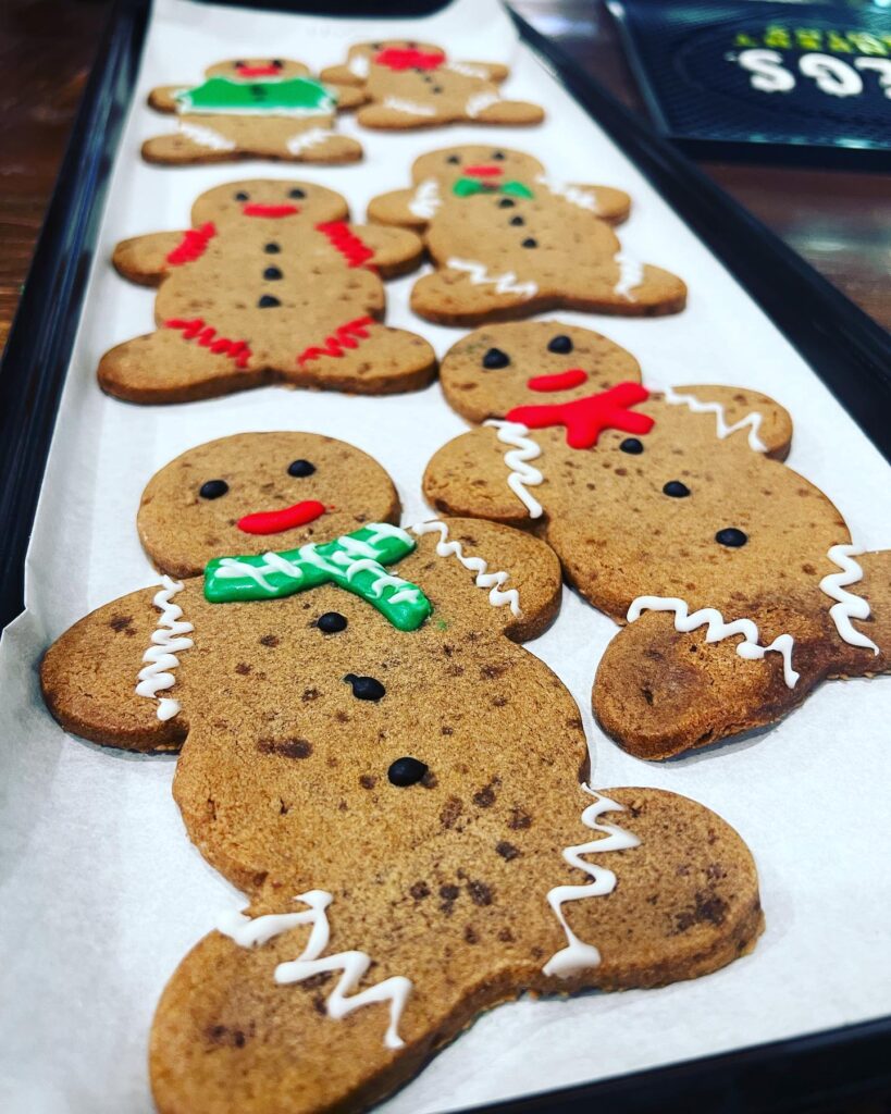 decorated gingerbread man